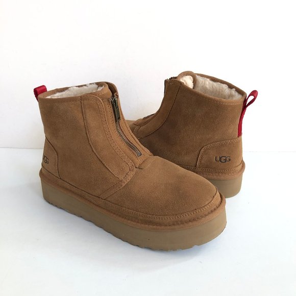 WMNS) UGG Neumel Platform Chelsea Boot 'Chestnut' 1134526-CHE UGG Neumel Platform Chestnut